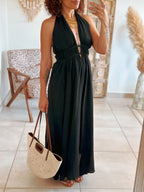 Robe Cara - Longue noire
