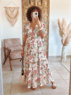 Robe Marine - Imprimé floral