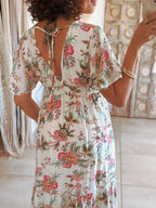 Robe Marine - Imprimé floral