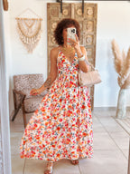 Robe Serena - Longue fleurie