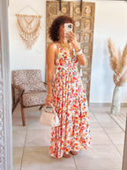 Robe Serena - Longue fleurie