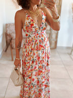 Robe Serena - Longue fleurie