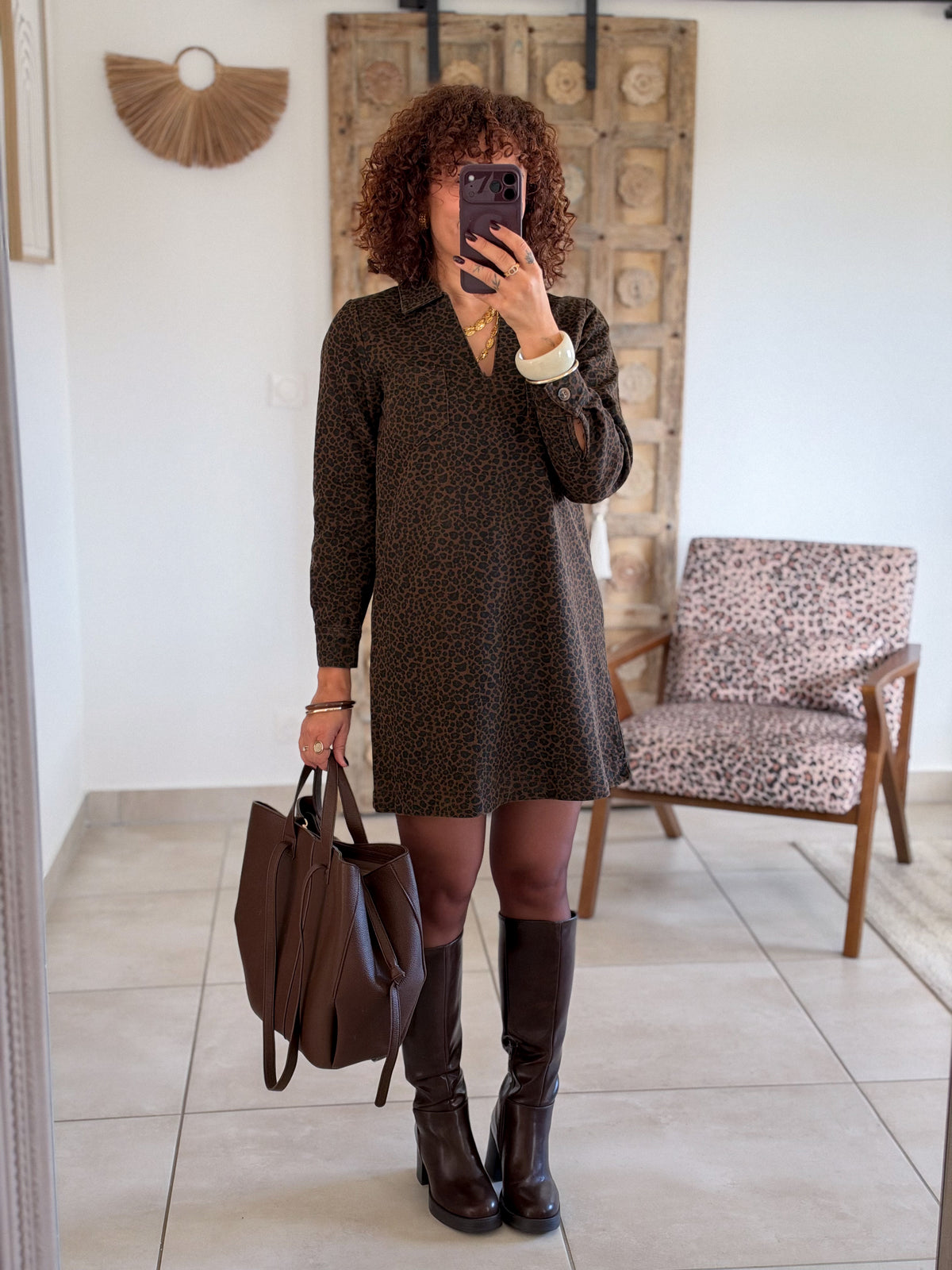 Robe Soline - Leopard