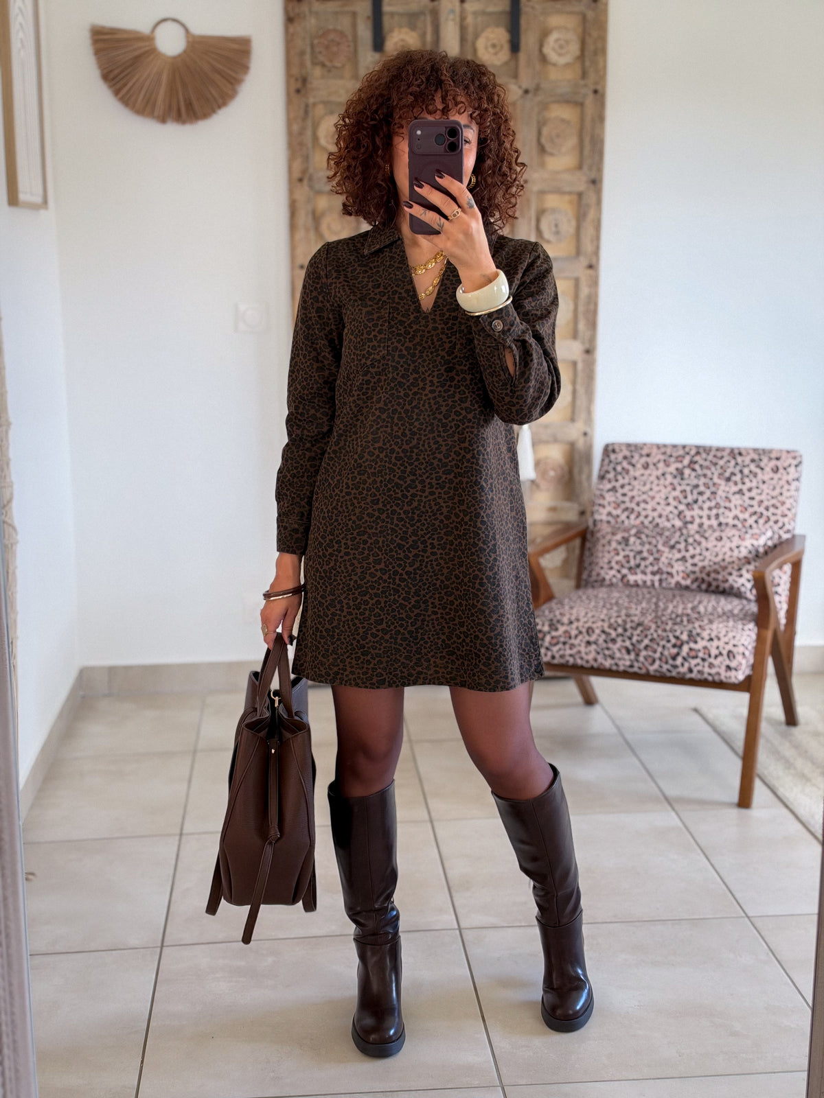 Robe Soline - Leopard