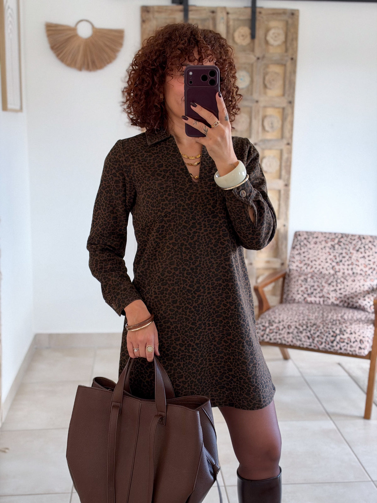 Robe Soline - Leopard