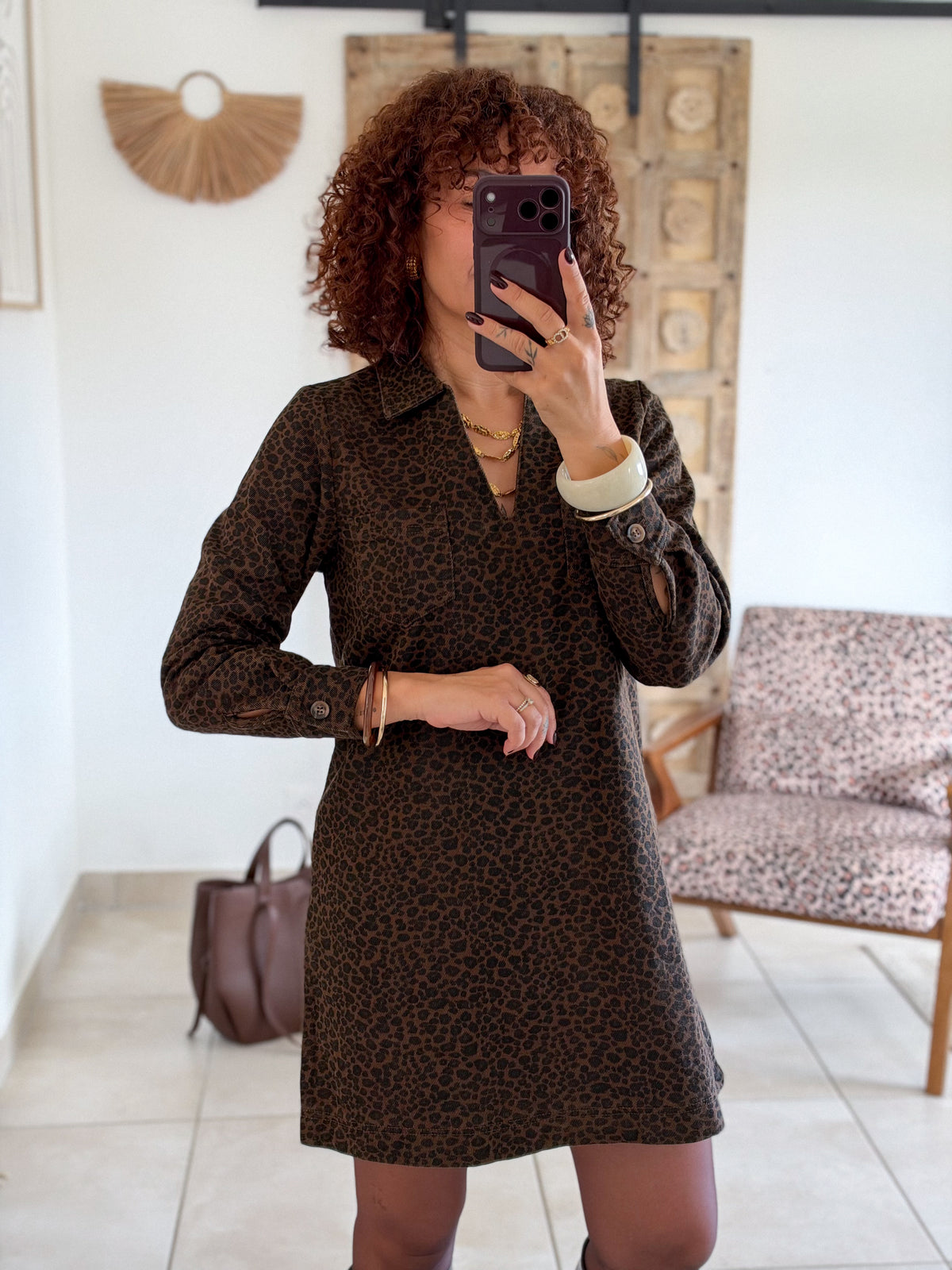Robe Soline - Leopard