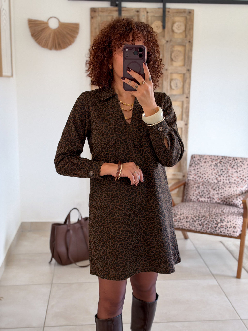 Robe Soline - Leopard