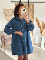 Robe Célestine - Jean bleu