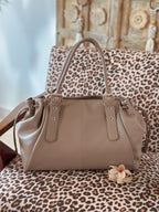 Sac cabas femme Alma taupe Mëya pour le travail et le bureau