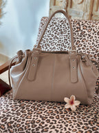 Sac cabas femme Alma taupe Mëya pour le travail et le bureau
