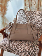 Sac cabas femme Alma taupe Mëya pour le travail et le bureau