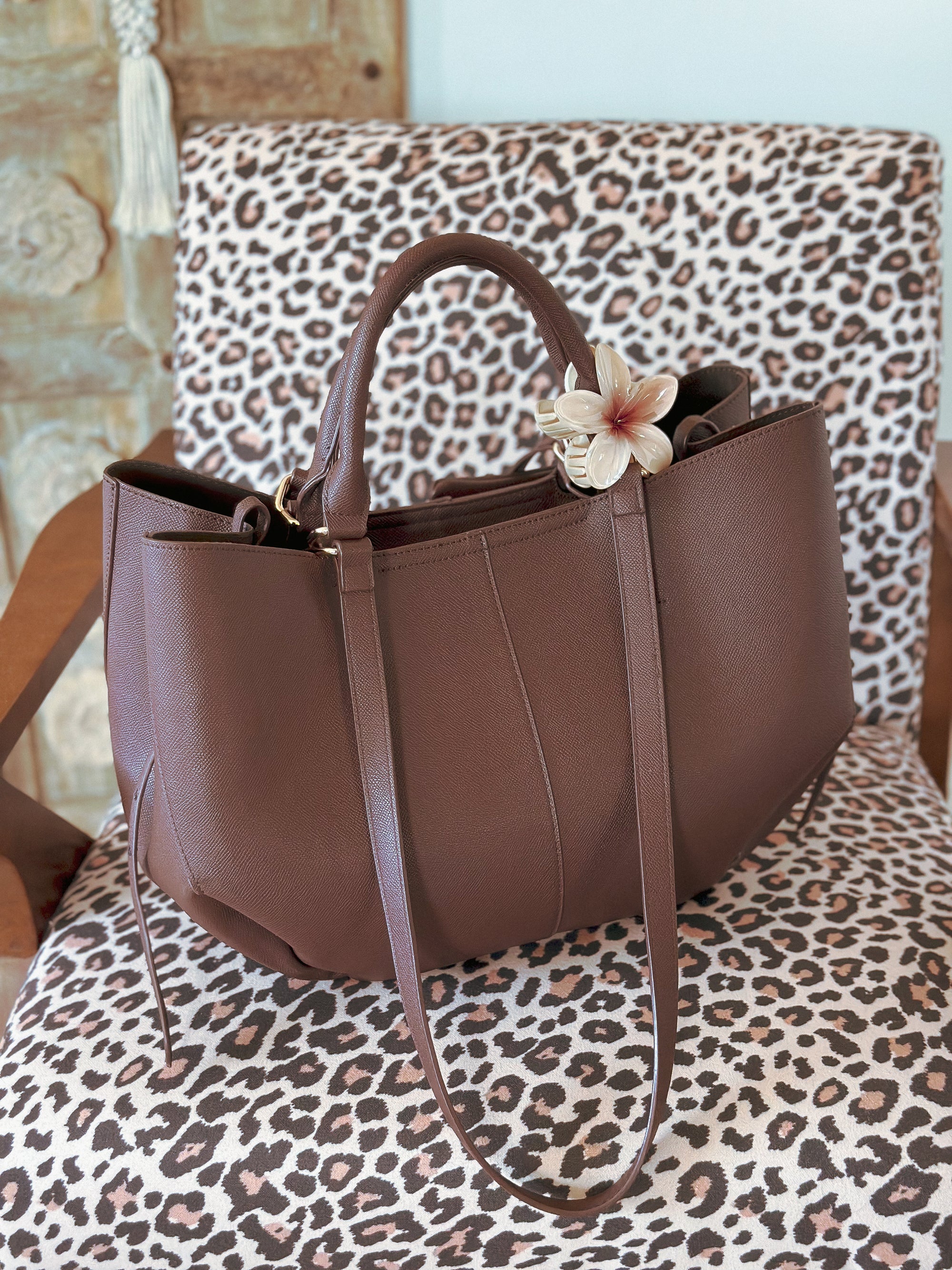 Grand sac de cours femme livia marron Mëya pour la rentrée
