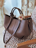 Grand sac de cours femme livia marron Mëya pour la rentrée