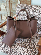 Grand sac de cours femme livia marron Mëya pour la rentrée