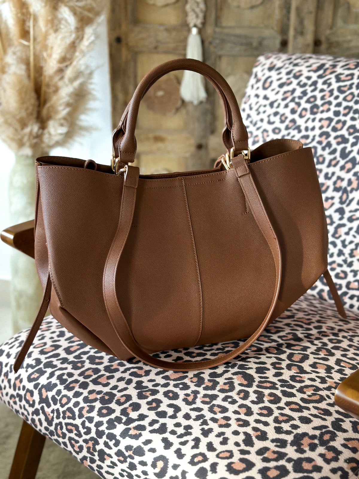 Livia Bag - Coffee Tote