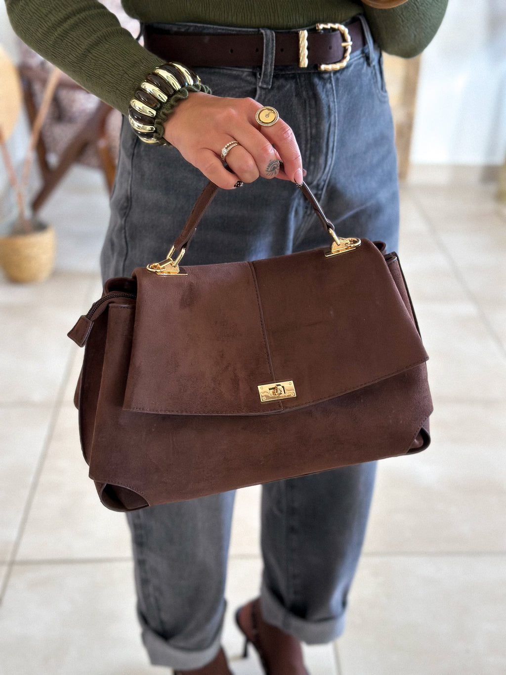 Sac Enora - Suédine