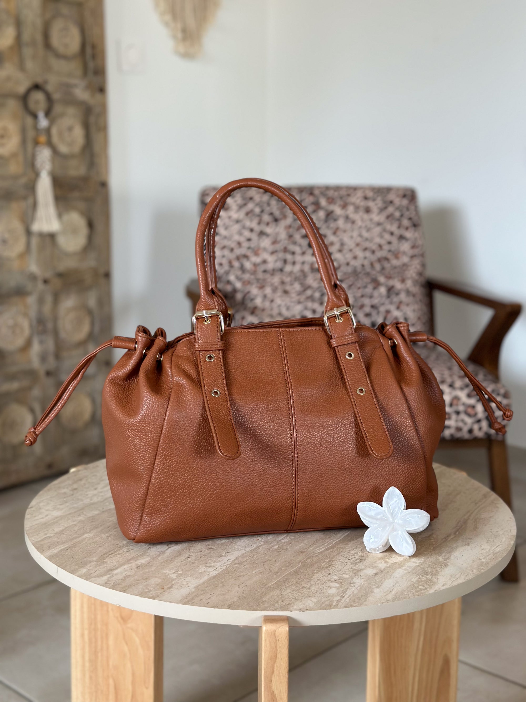 Sac cabas Léona - Camel