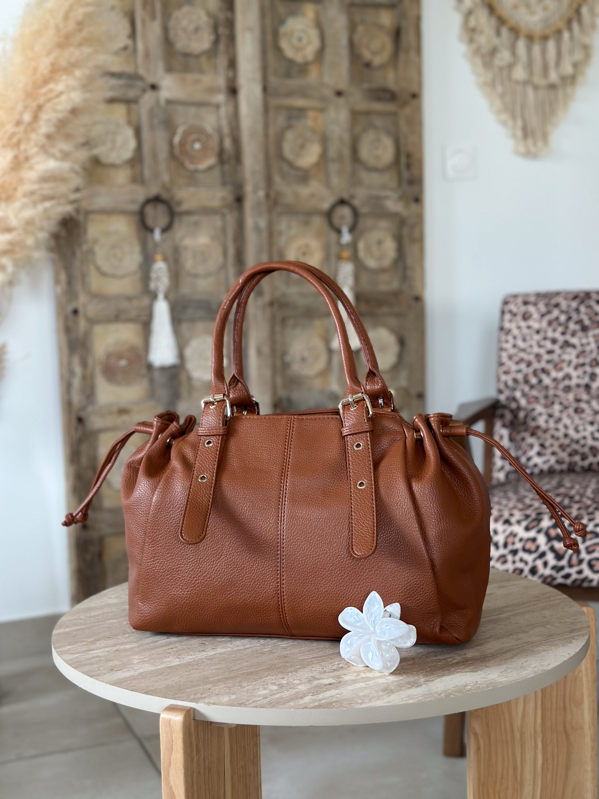 Sac cabas Léona - Camel
