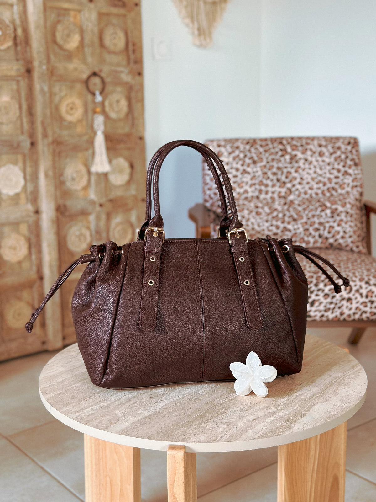 Sac cabas Léona - Marron