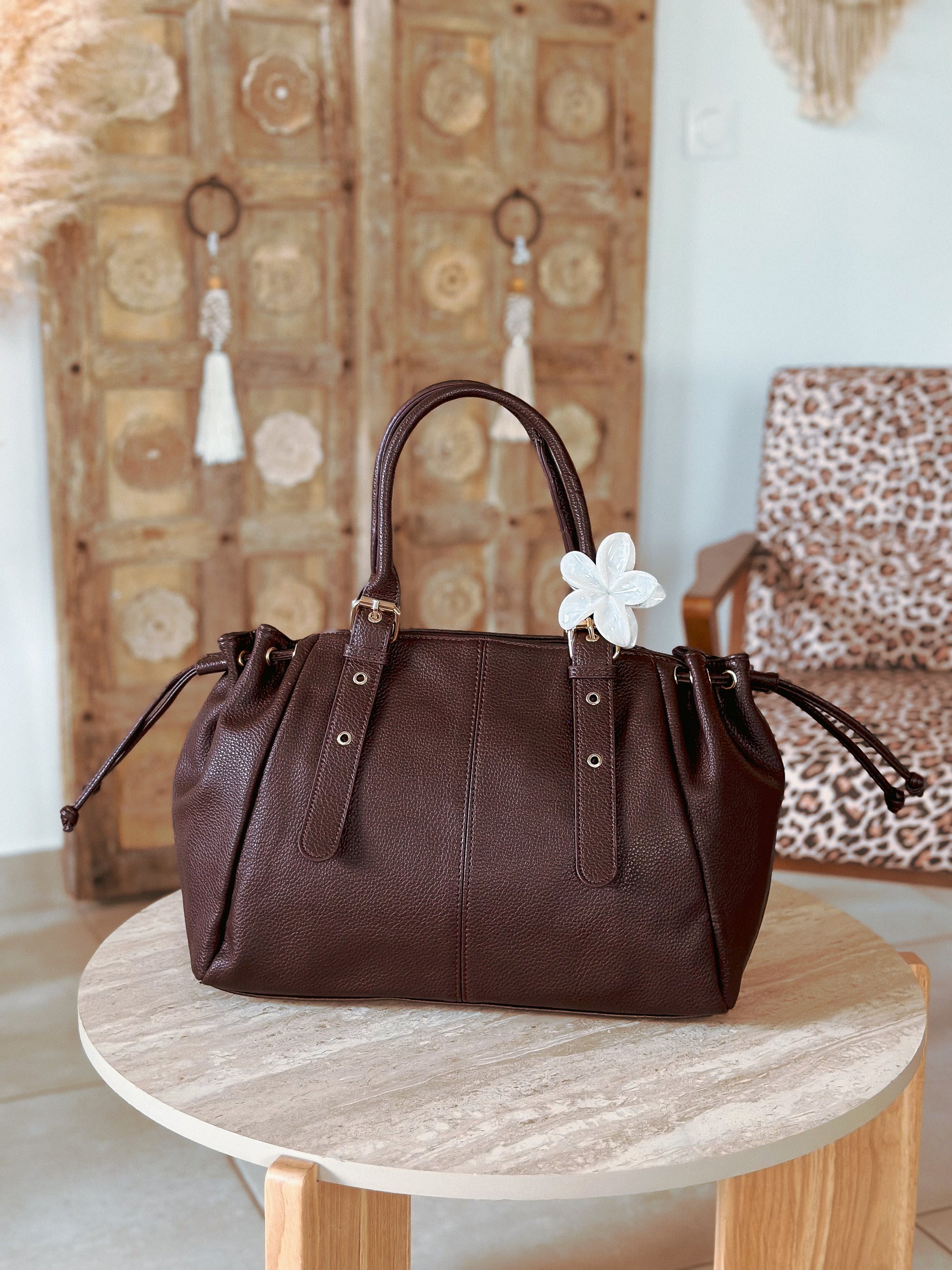 Sac cabas Léona - Marron