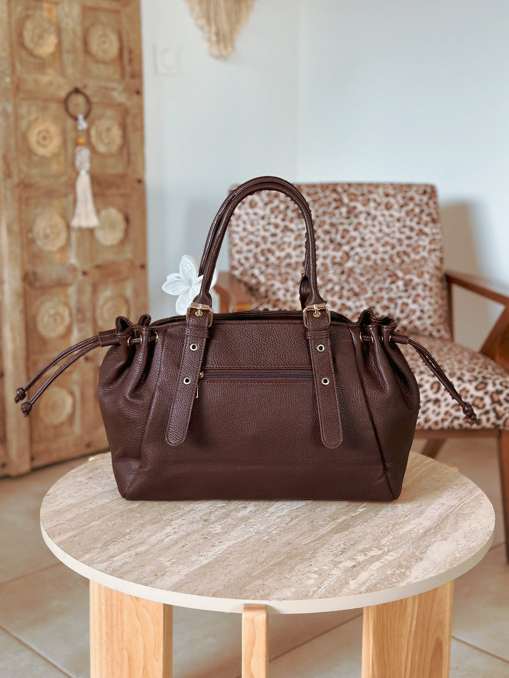 Sac cabas Léona - Marron