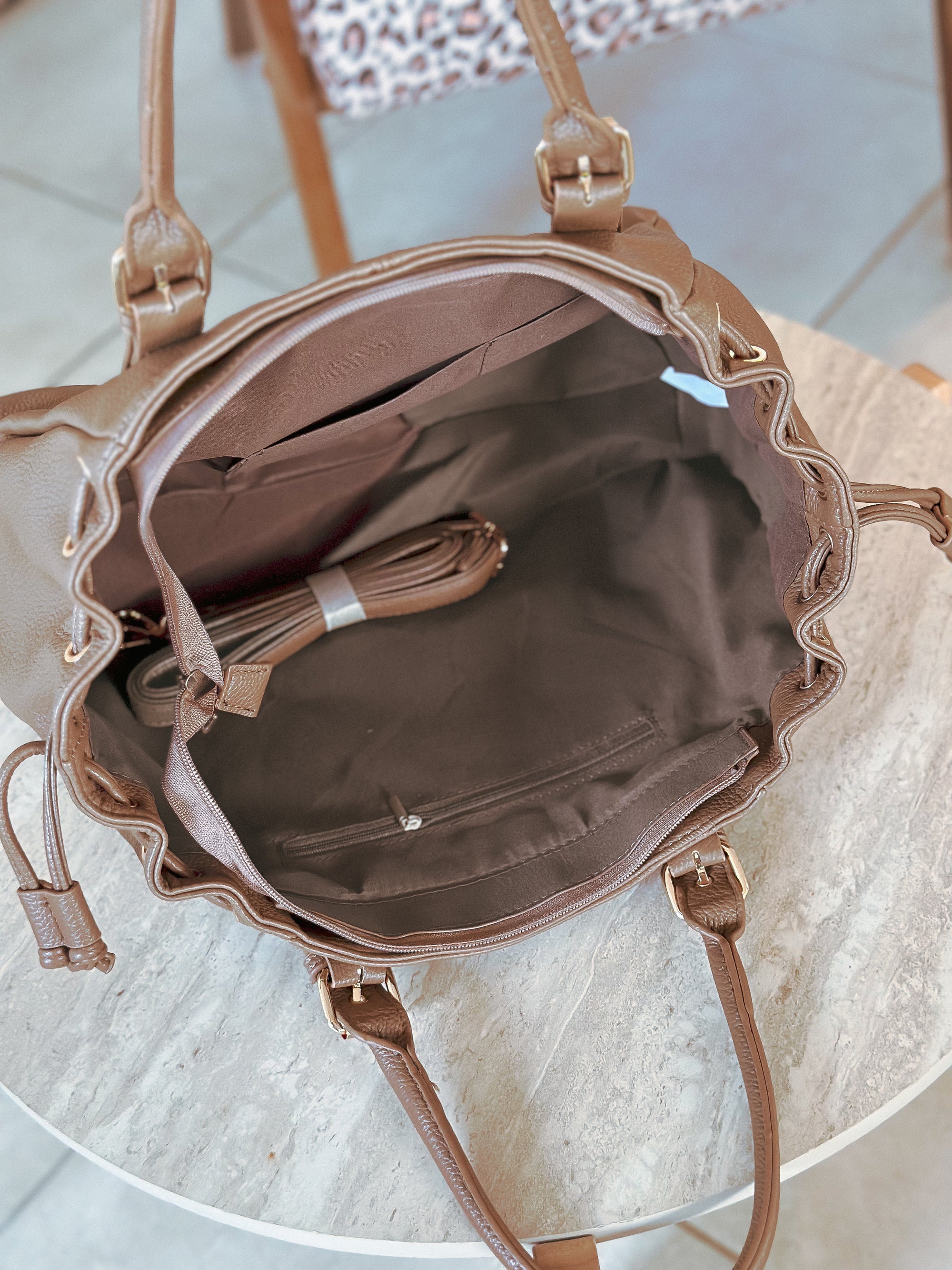 Sac cabas Léona - Taupe