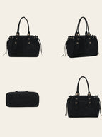 Sac Mariela - Grand cabas suédine noir