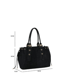 Sac Mariela - Grand cabas suédine noir