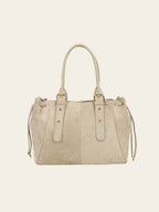 Sac Mariela - Grand cabas suédine taupe