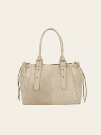 Sac Mariela - Grand cabas suédine taupe