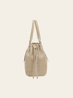 Sac Mariela - Grand cabas suédine taupe