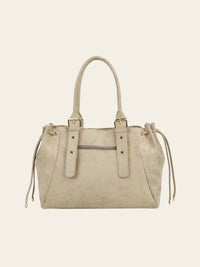 Sac Mariela - Grand cabas suédine taupe