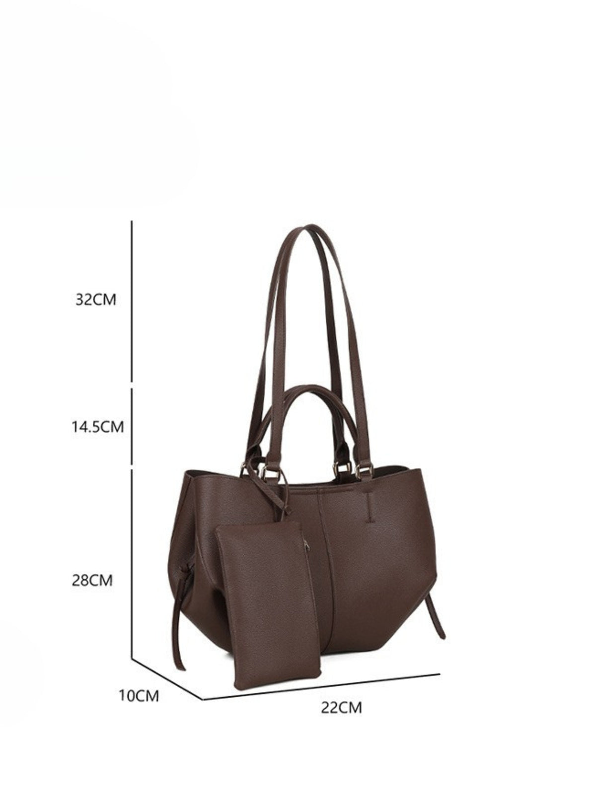 Livia Bag - Chocolate Tote Bag