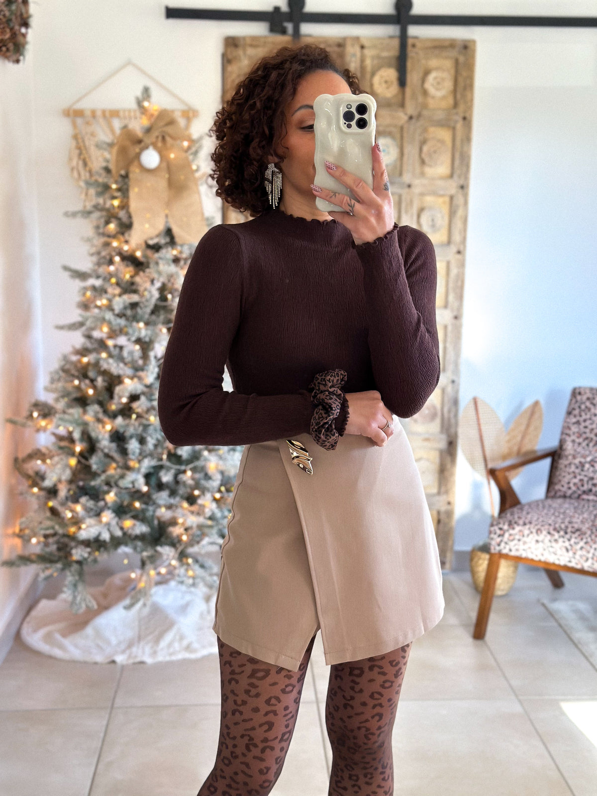 Isea Turtleneck - Smokey brown