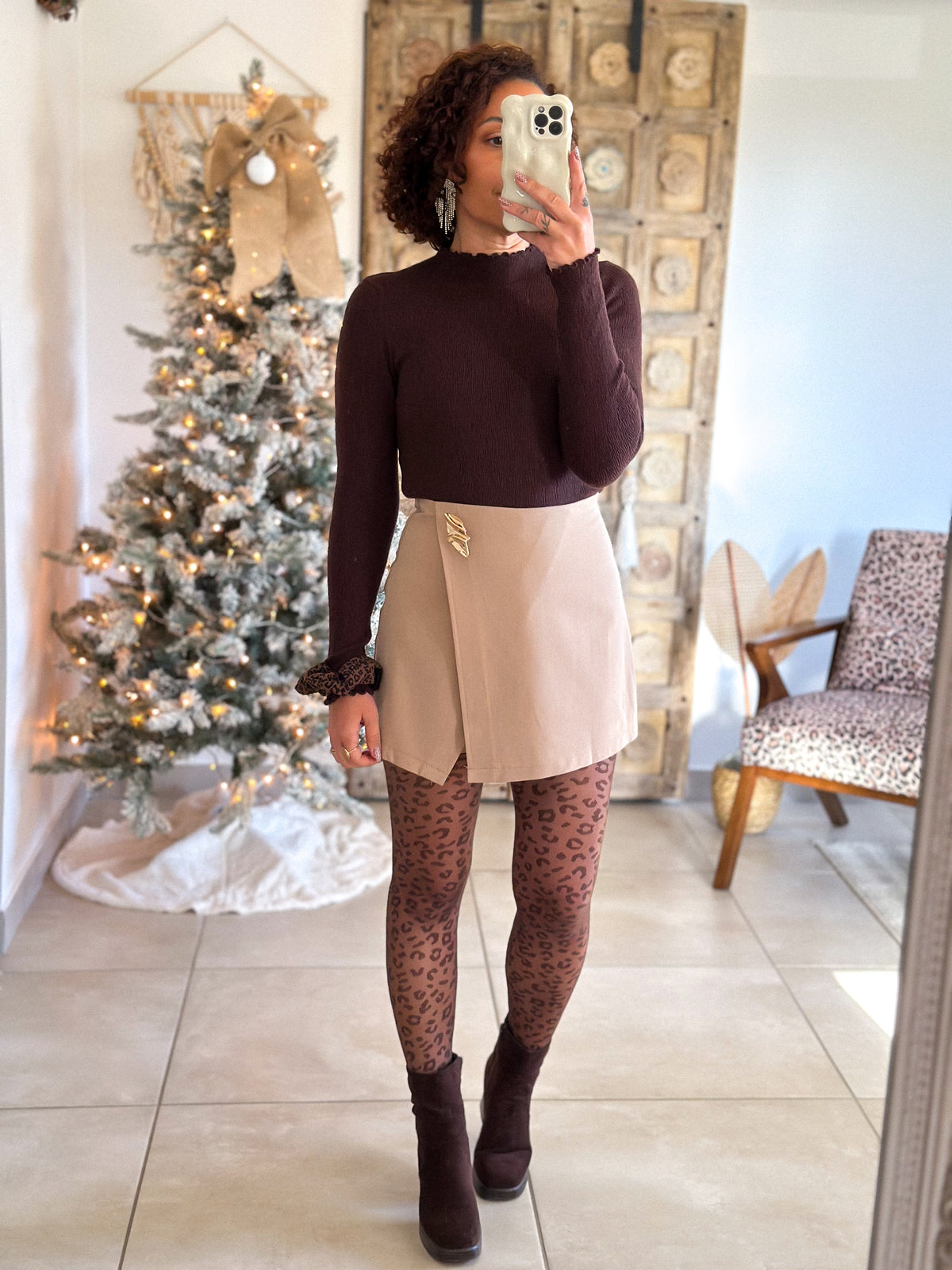 Isea Turtleneck - Smokey brown