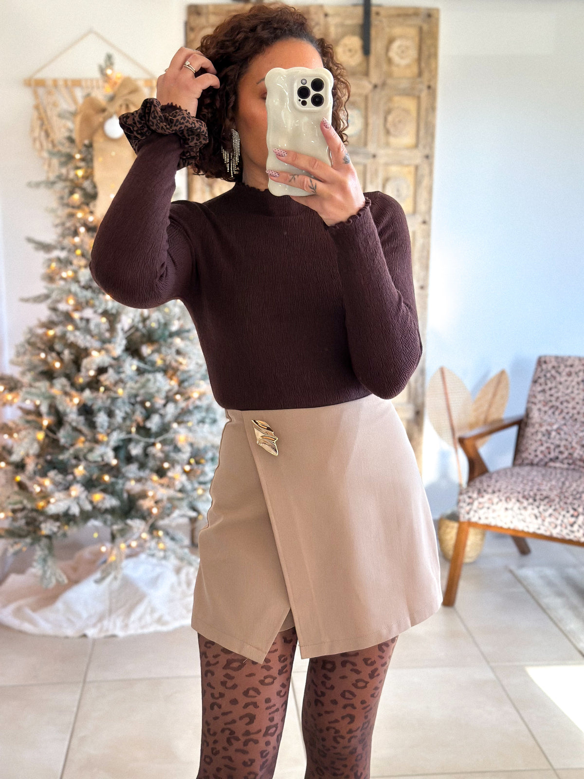 Isea Turtleneck - Smokey brown