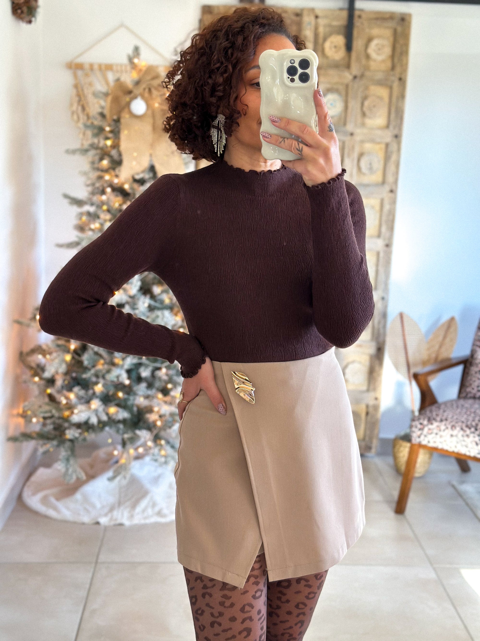 Sous-Pull Iséa - Smoké marron