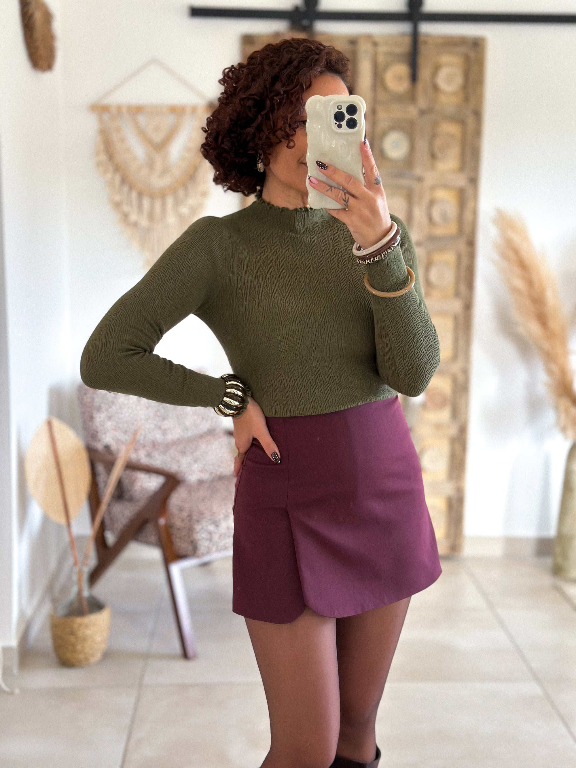 Sous-Pull Iséa - Smoké kaki