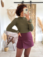 Sous-Pull Iséa - Smoké kaki