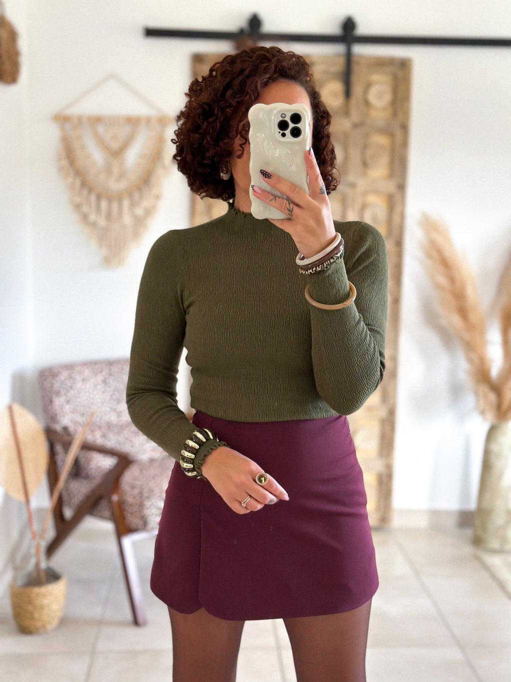 Sous-Pull Iséa - Smoké kaki