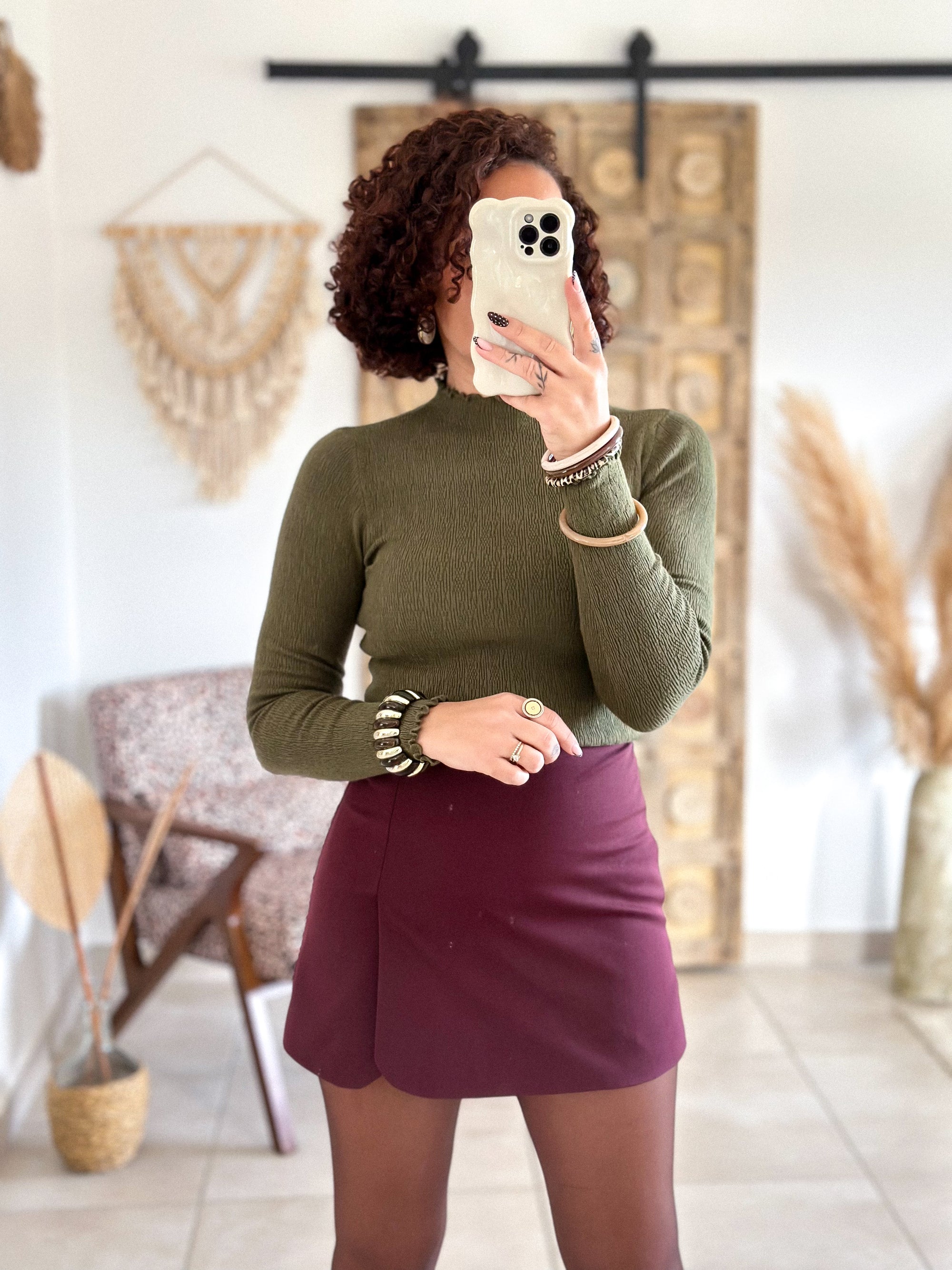 Sous-Pull Iséa - Smoké kaki