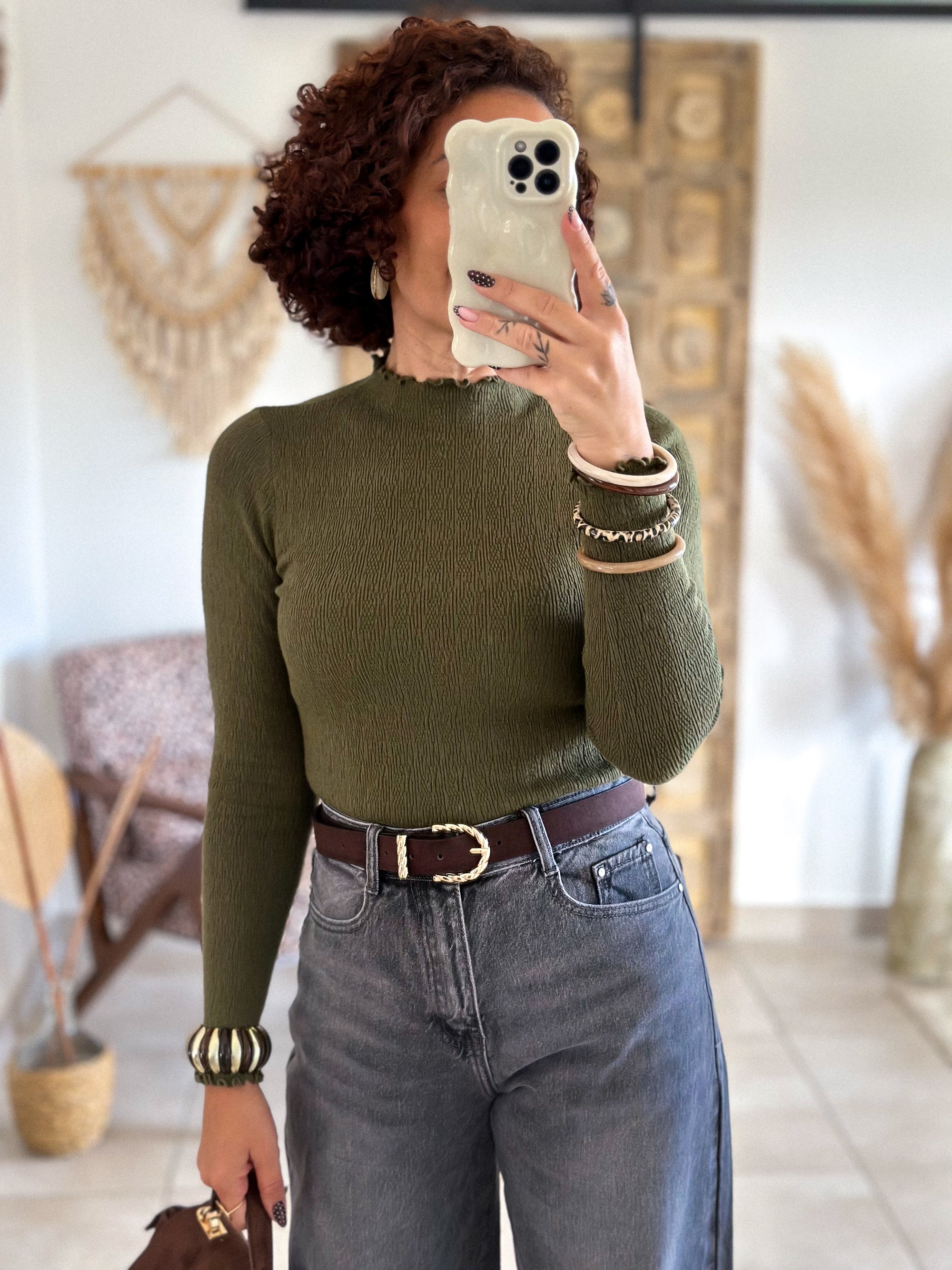 Sous-Pull Iséa - Smoké kaki