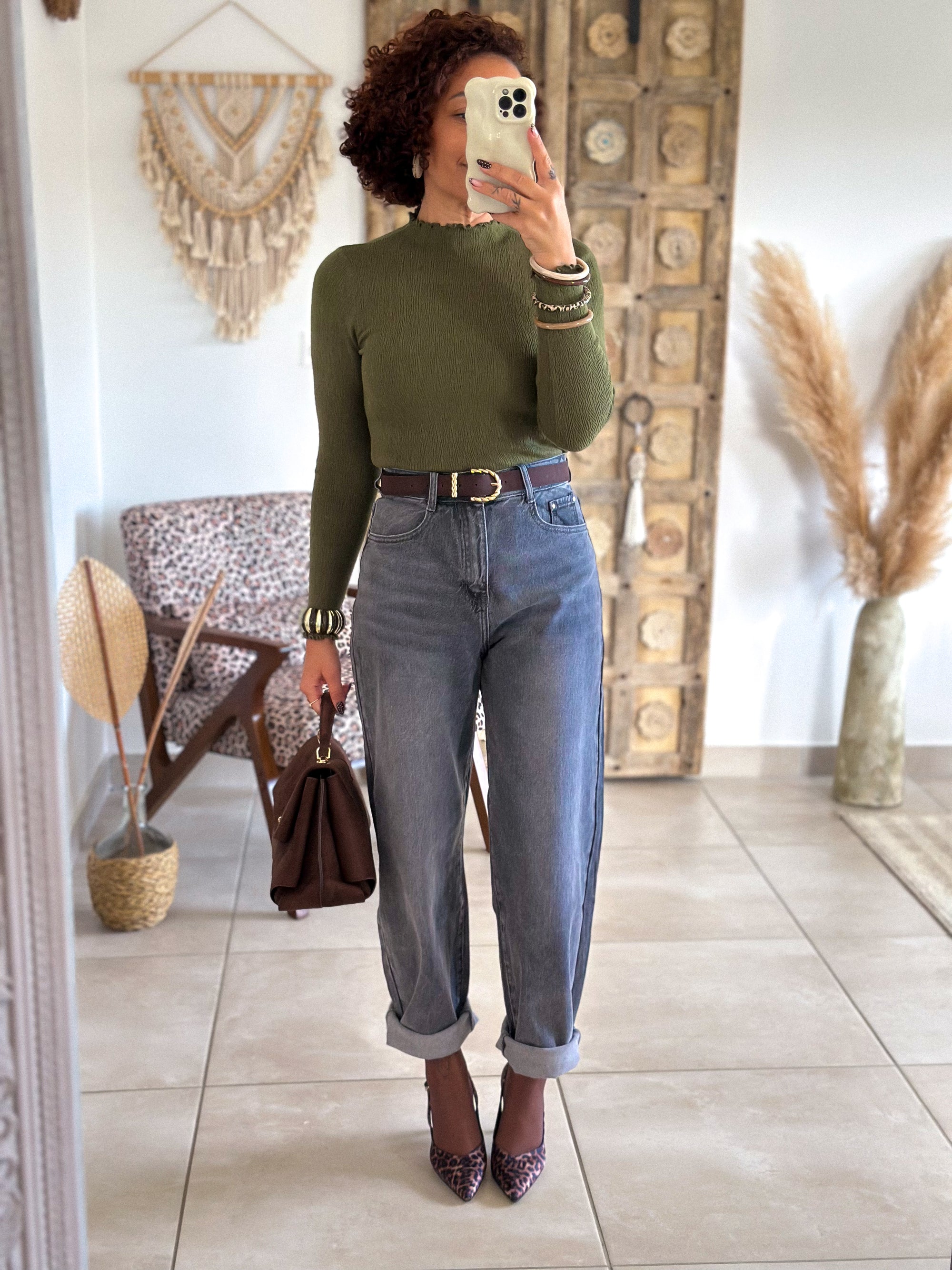 Sous-Pull Iséa - Smoké kaki