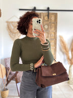 Sous-Pull Iséa - Smoké kaki