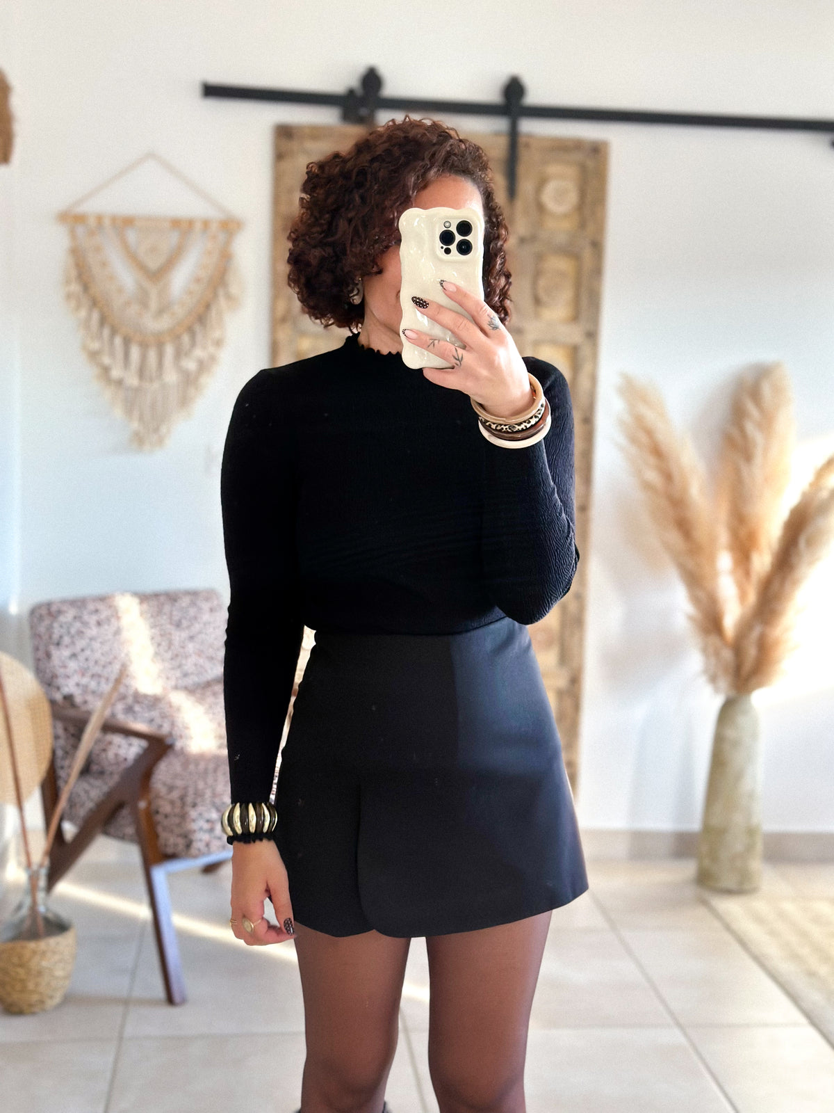 Isea Turtleneck - Smokey Black