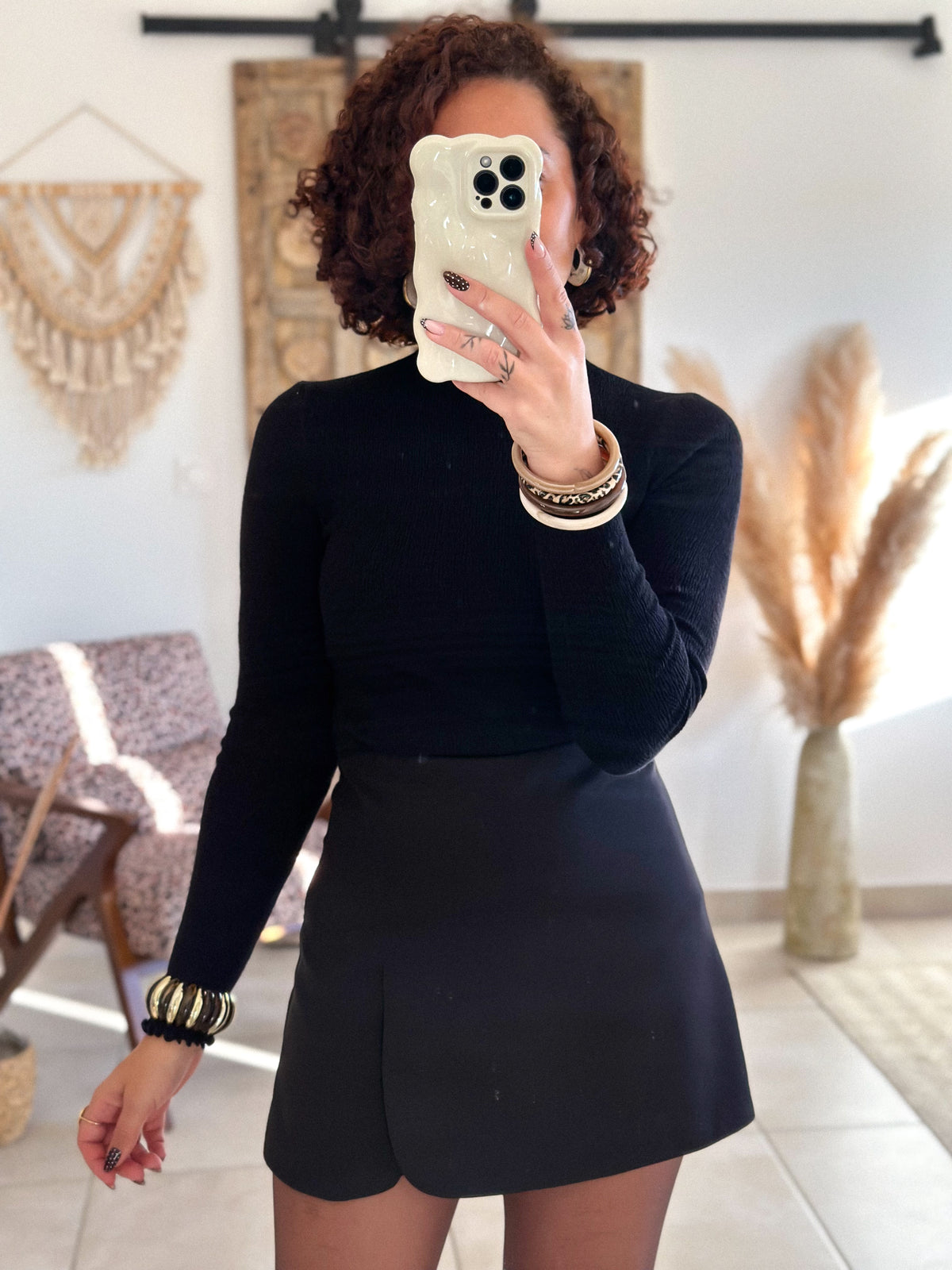 Isea Turtleneck - Smokey Black