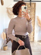 Sous-Pull Iséa - Smoké taupe