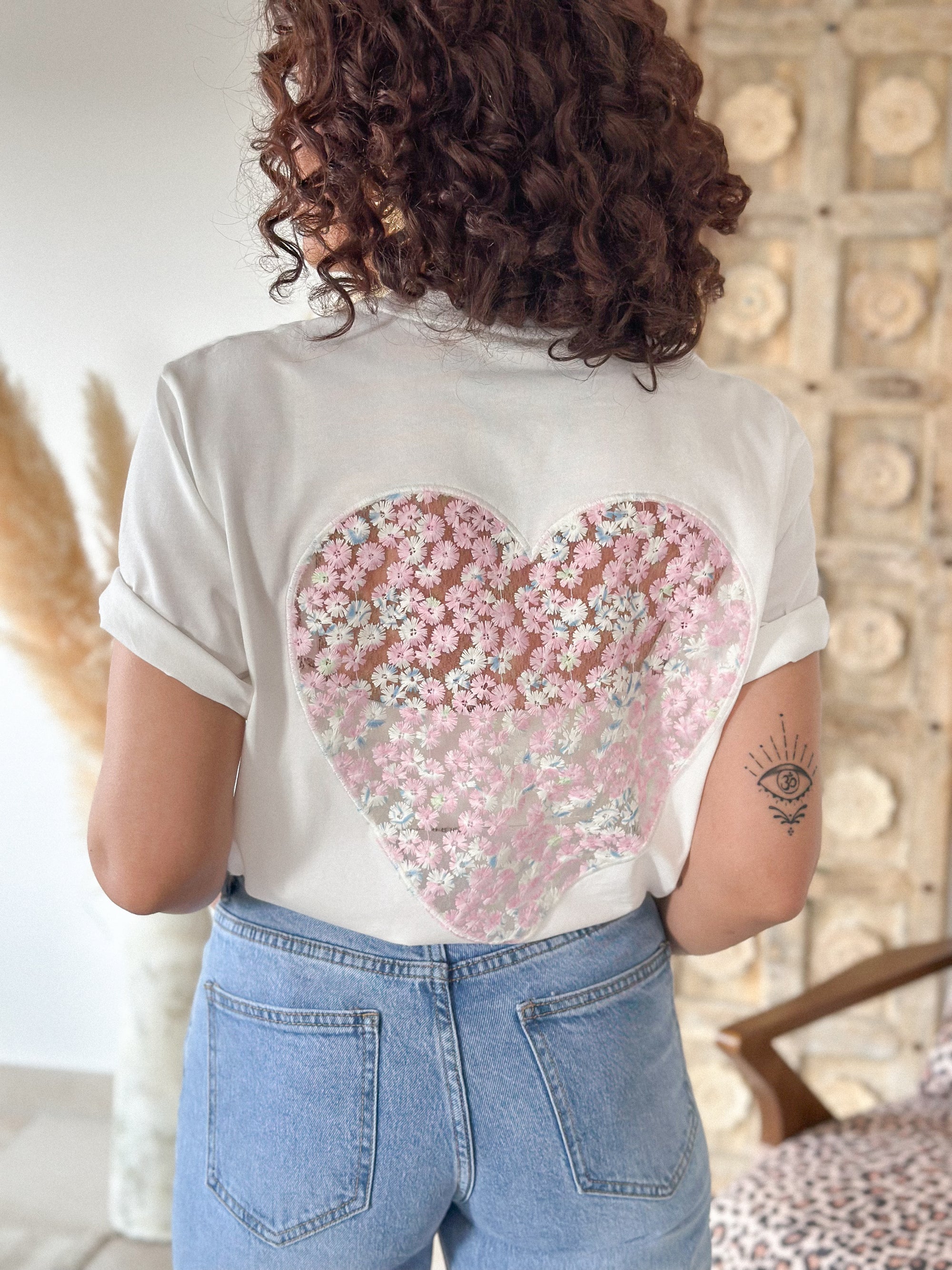 T-shirt Spring - Imprimé coeur
