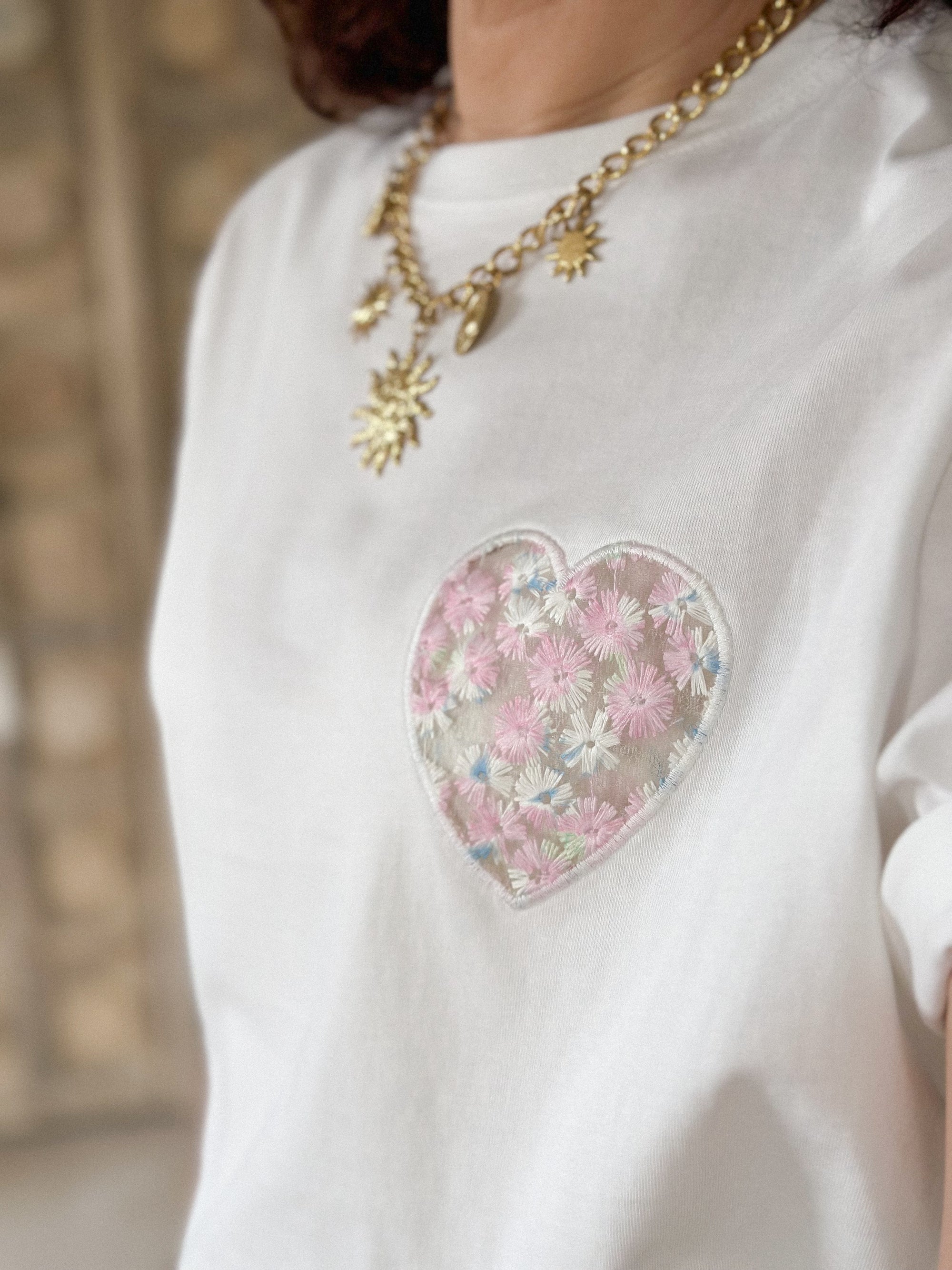 T-shirt Spring - Imprimé coeur