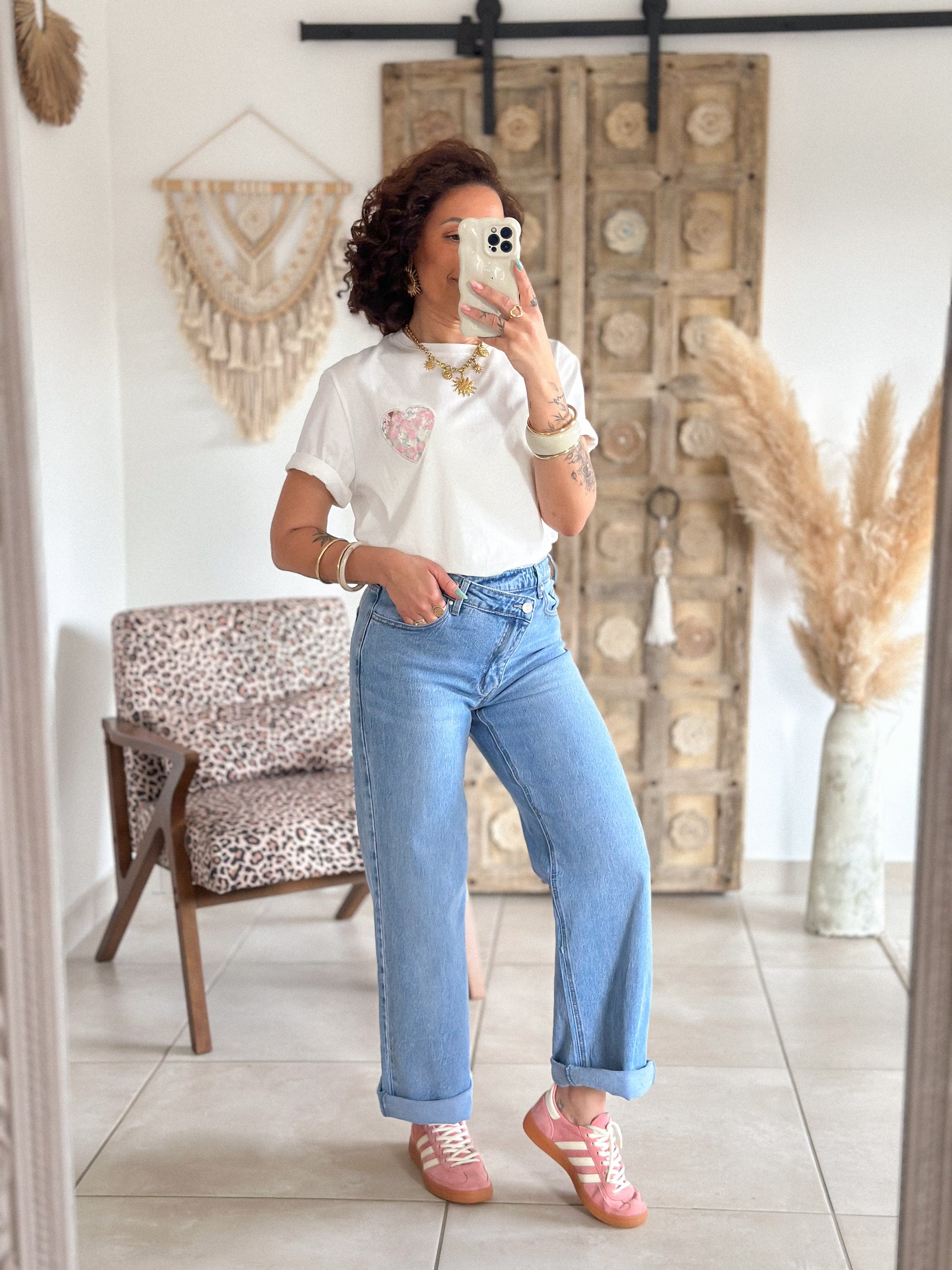 T-shirt Spring - Imprimé coeur